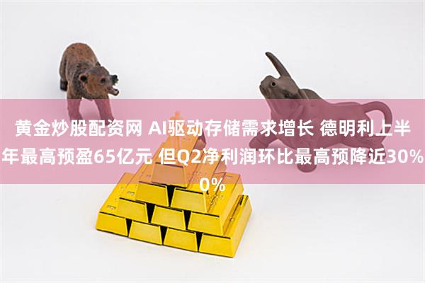 黄金炒股配资网 AI驱动存储需求增长 德明利上半年最高预盈65亿元 但Q2净利润环比最高预降近30%